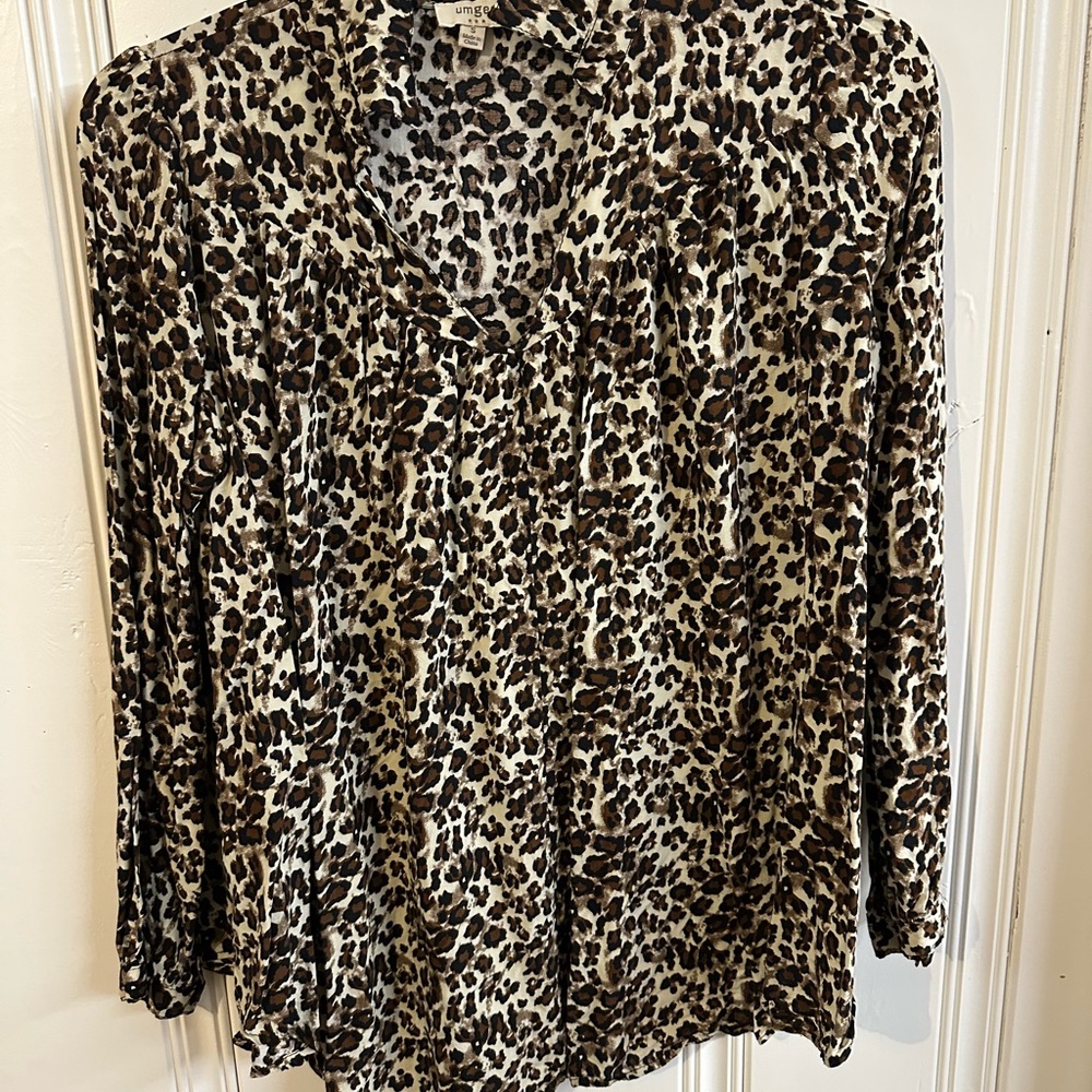 Leopard Print Women's Top